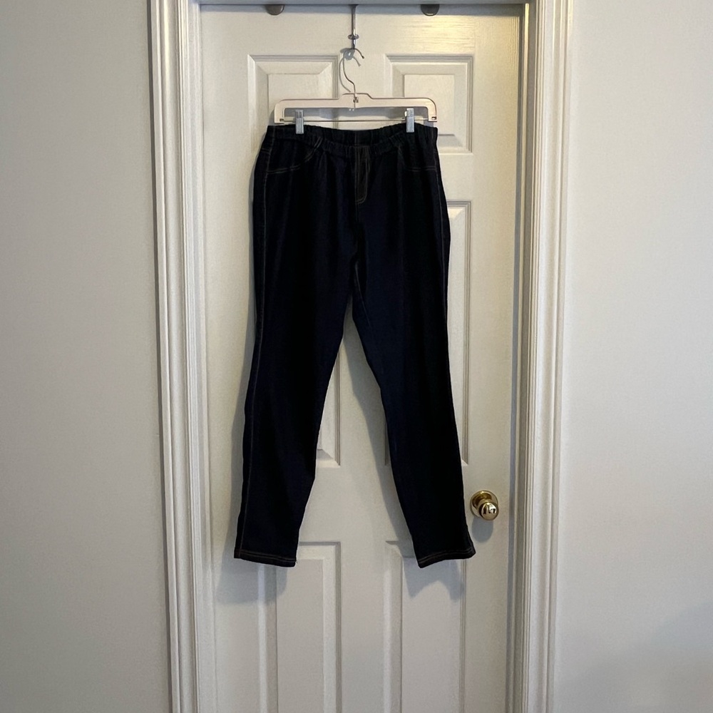 DENIM pull on pants Ladies size UK18